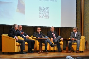 v.l.: Prof. Dr. Dr. Peter Deeg, Thorn Plöger, Dr. Thomas Kantermann, Frank Kubitza, Michael Wieden