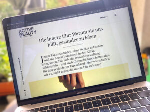 Interview über die innere Uhr mit Michael Wieden Active Beauty