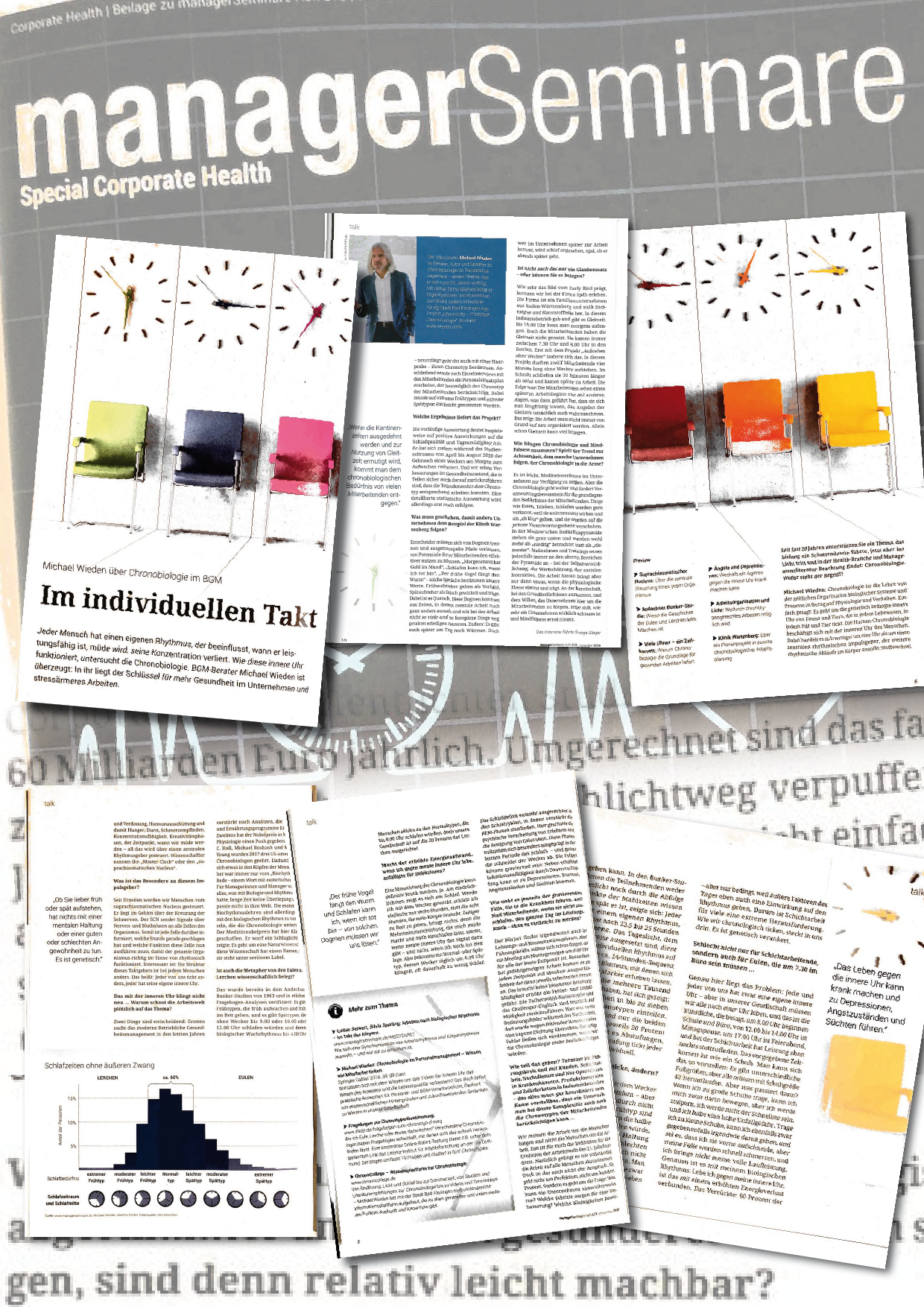 Führungkräfte - Artikel in der Zeitschrift Manager Seminare - Im individuellen Takt