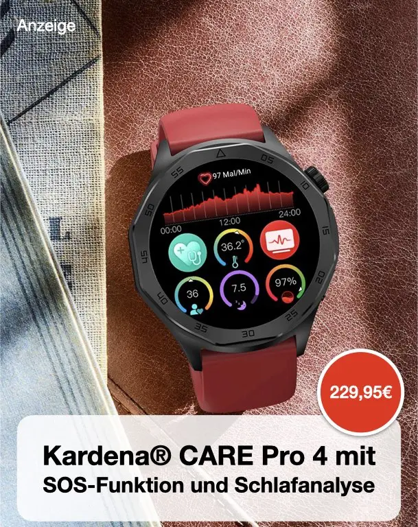 Kardena Pro 4 mit SOS-Funktion - Schlaftypen